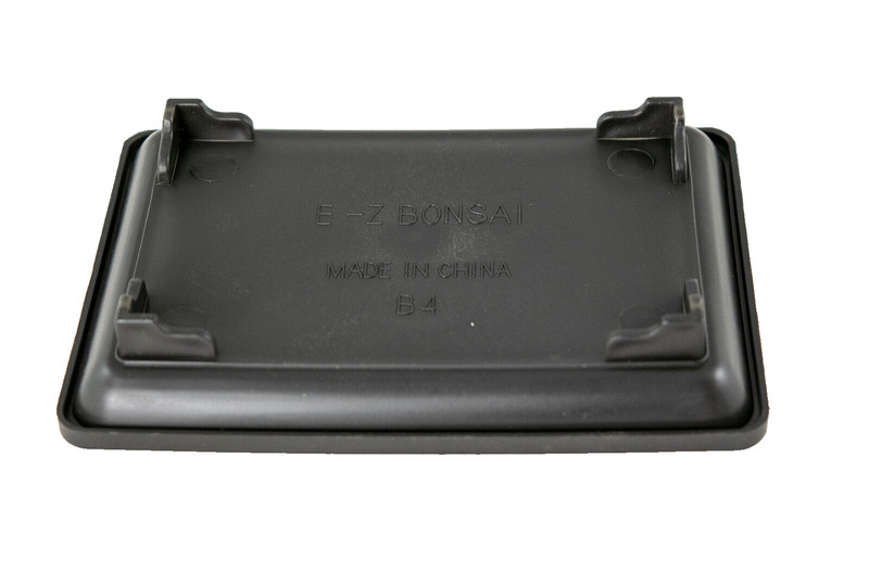 4 Rectangular Plastic Humidity / Drip Tray for Bonsai Tree 5.25"x 3.75"x 0.75" gallery