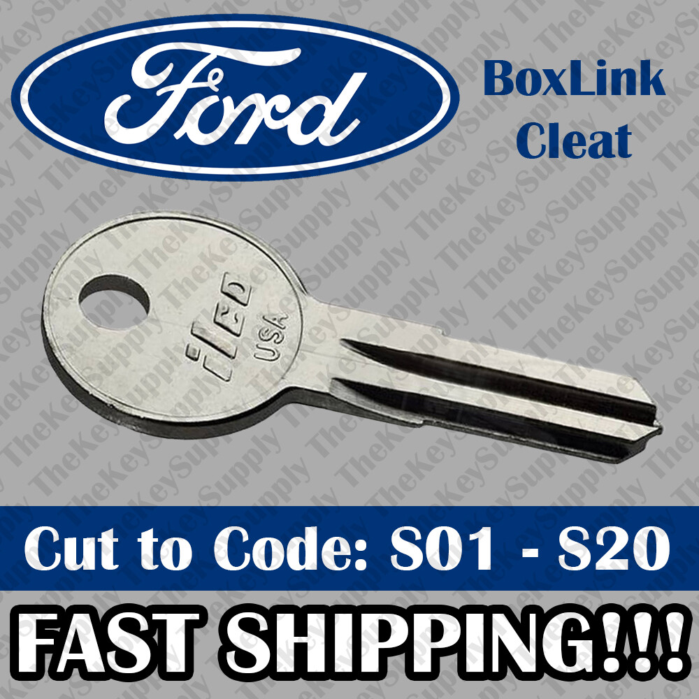 Boxlink Cleat Replacement Key Ford Truck Bed Tie Downs Cut to Code S01 - S20 gallery