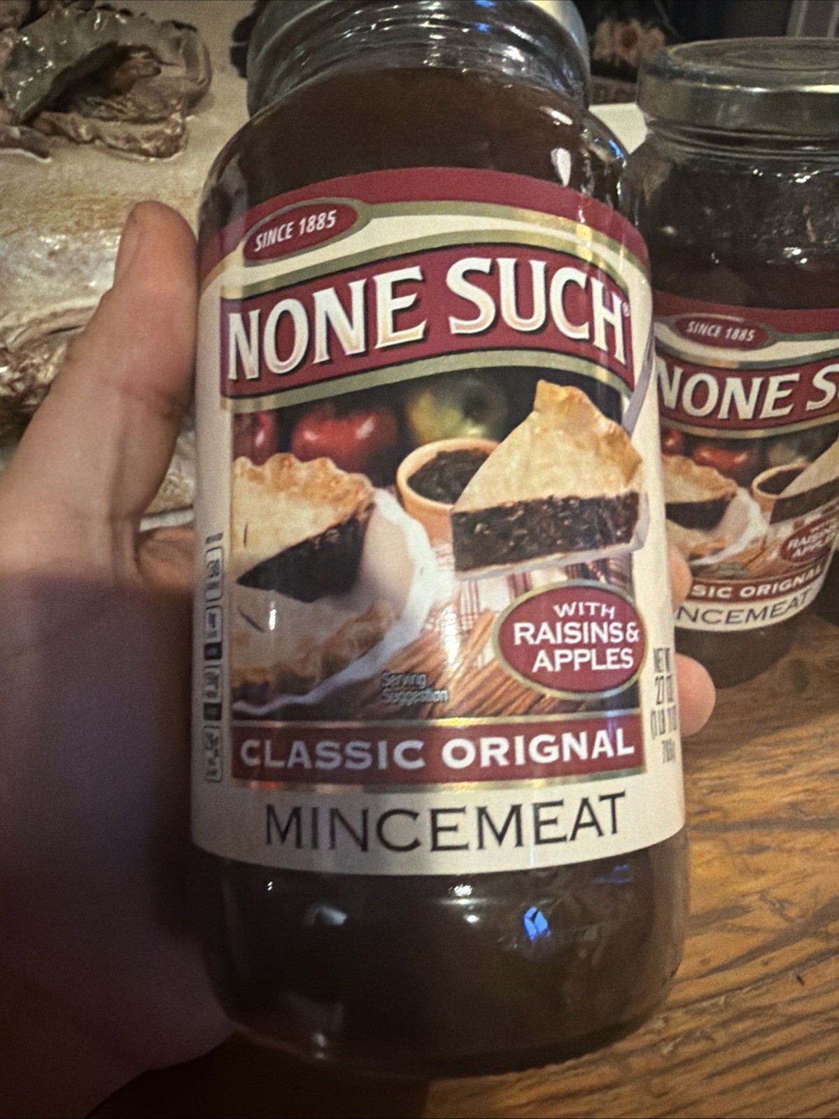 None Such Mincemeat Classic Original with Raisins & Apples, 27 Ounce (Pack of 3) gallery
