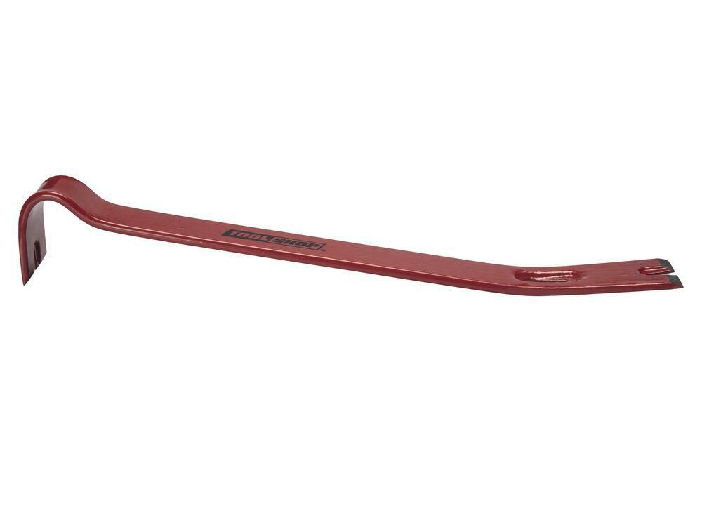 15" Flat Pry Bar Drop Forged Steel Prybar Polished Beveled Ends Pull Nails Pry gallery