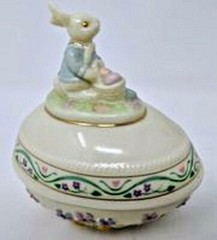 Lenox Collections The Spring Bunny Easter Egg Easter 2002 Limited Edition