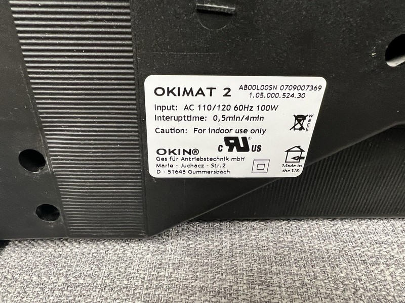 OKIN Okimat 2 Adjustable Base Bed Motor 1.05.000.524.30 for Tempur & Leggett gallery