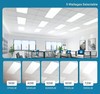4 PACK 2x4FT LED Flat Panel Lights 30-72W 5CCT 2700K-6500K Fixture Office Light gallery