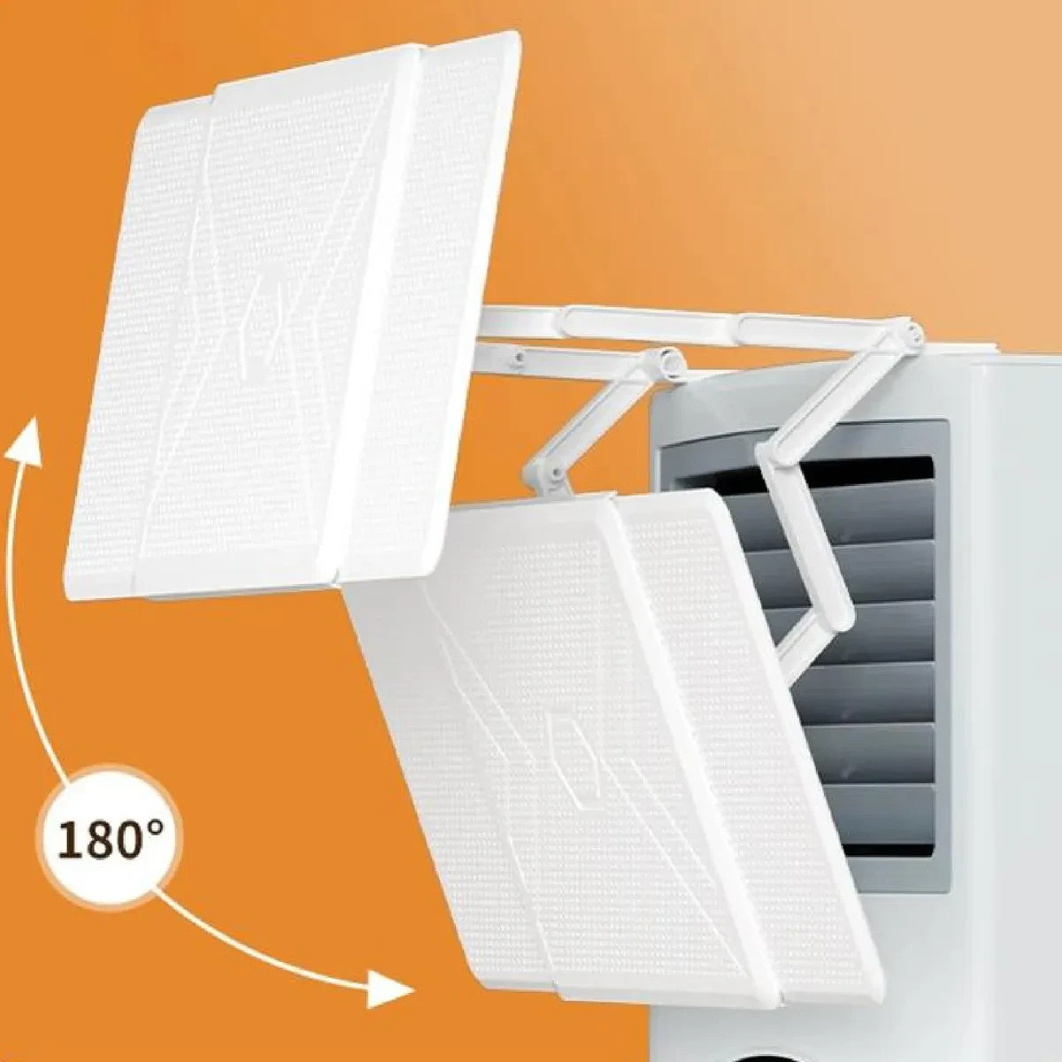 Air Conditioner Deflector for Window Floor Vent Units Lightweight Adjustable PP gallery