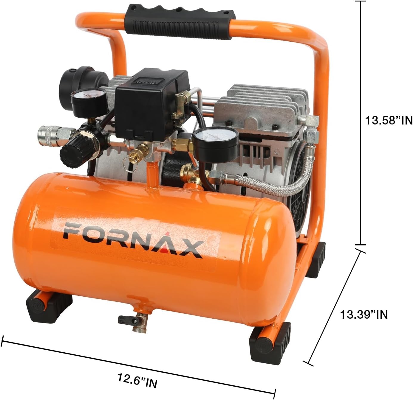 Quiet Portable Air Compressor 1.3Gal 65dB gallery