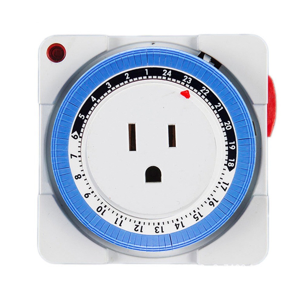 24Hours Timer Switch Plug in Mechanical Grounded Programmable Switch Socket gallery