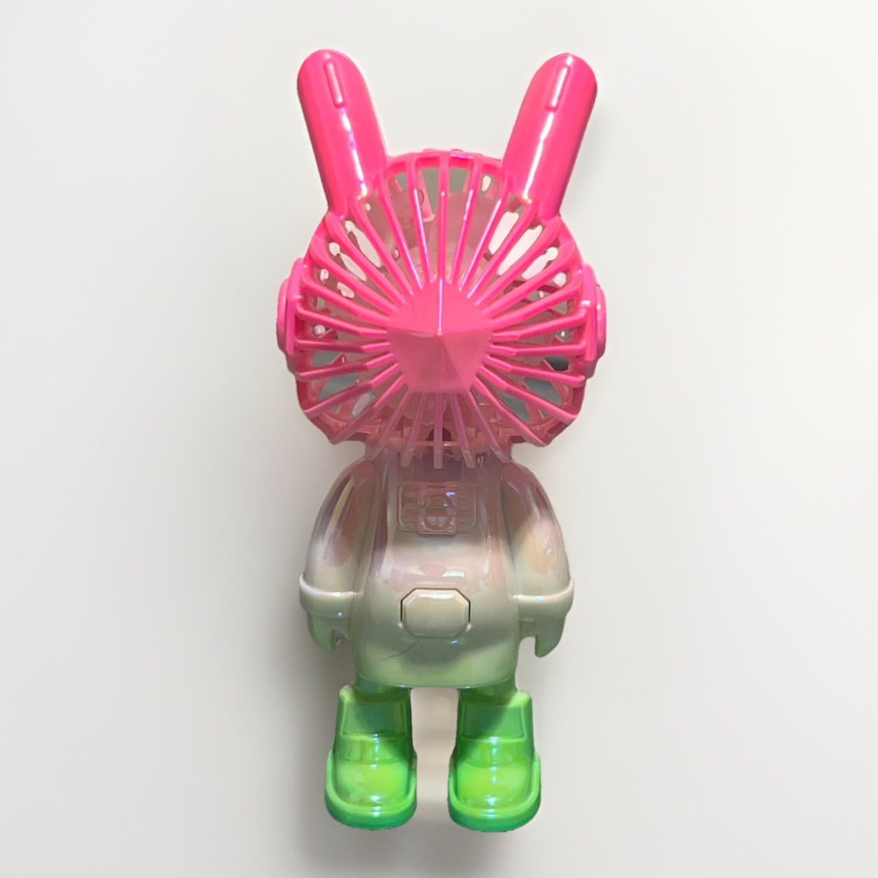 Cute Bunny Design Electroplating Handheld Fan Keep Cool in a Trendy Way Fan Only gallery