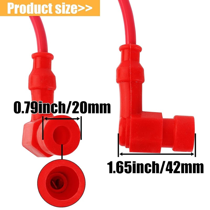 High Performance CDI Ignition Coil for 49cc 50cc 60cc 66cc 80cc 2-Stroke Engines gallery