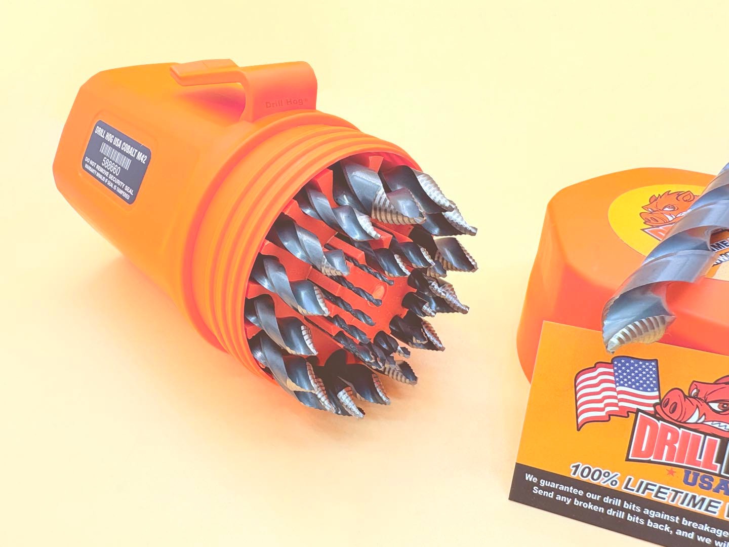 29 Pc Turbo Cobalt M42 Drill Bit Set Stepped Tip Drill Hog® Lifetime Warranty gallery
