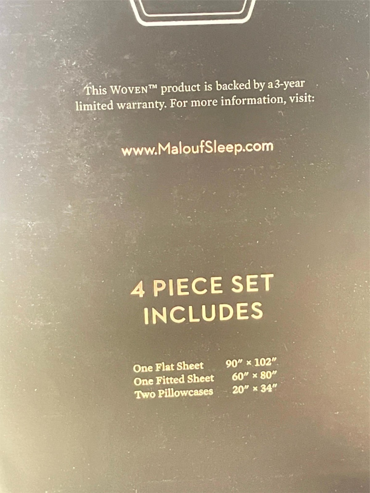 Malouf Woven Brushed Microfiber Polyester Sheet Set Queen Sized in Pacific Blue gallery