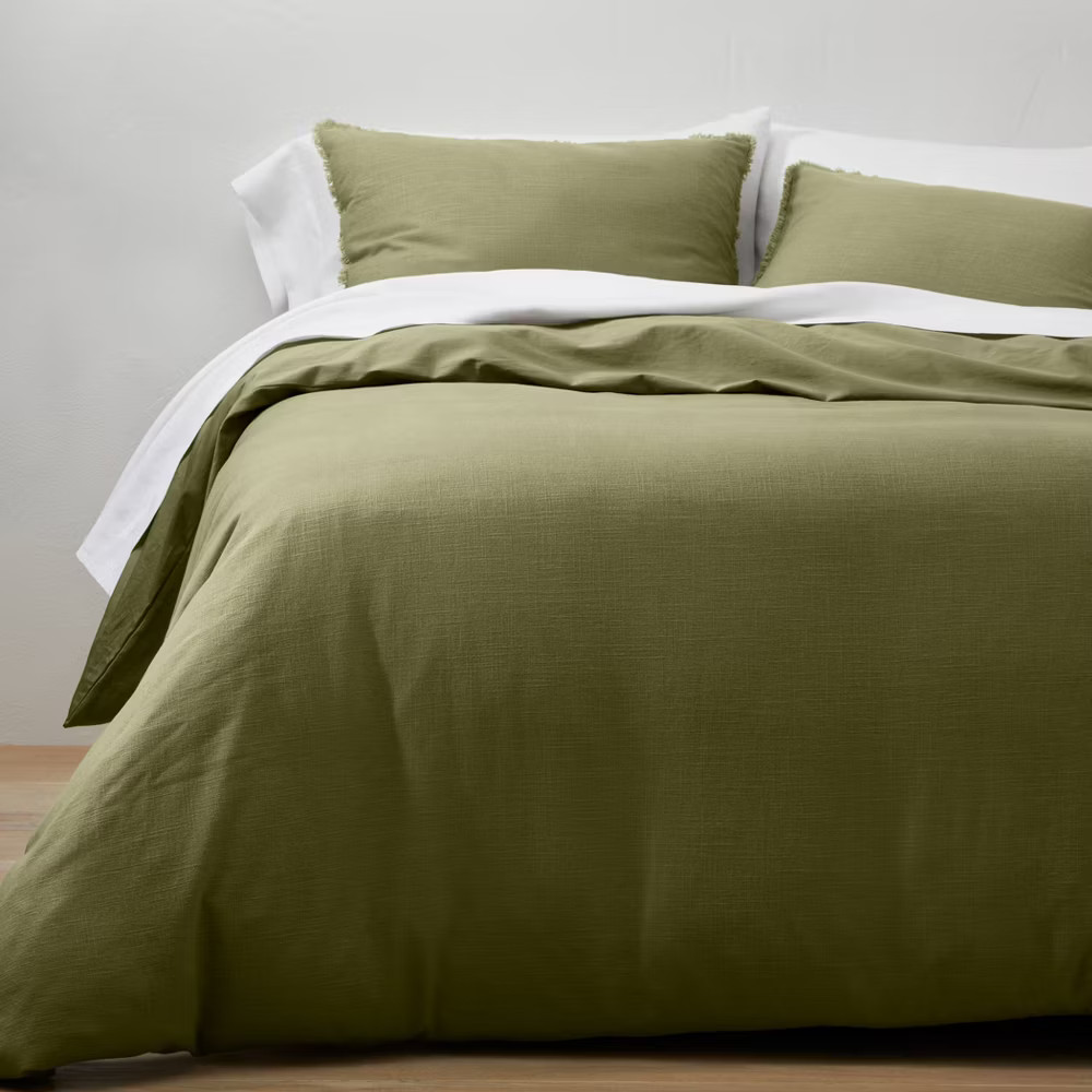 Heavyweight Linen Blend Duvet & Sham Set - Casaluna gallery