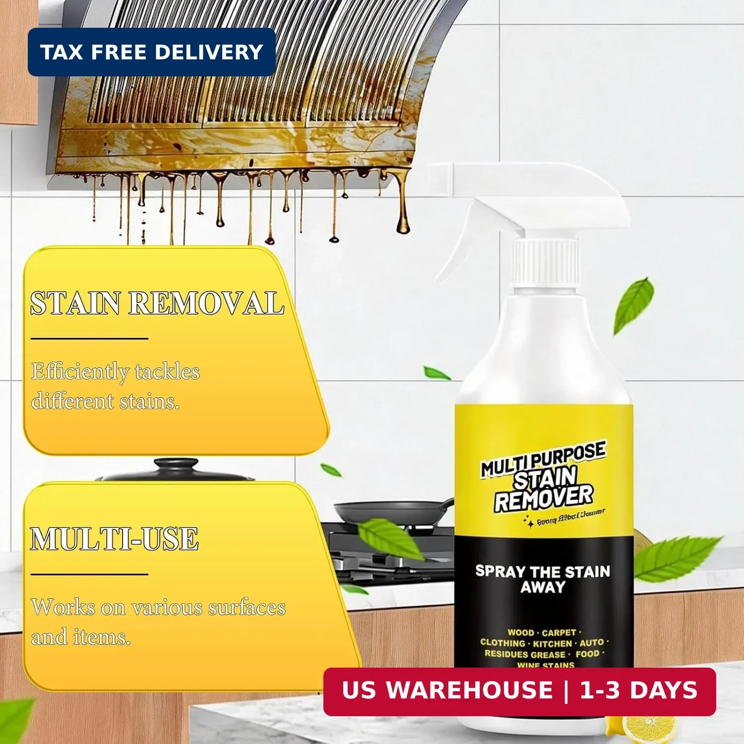 2PCS Alien Multi Purpose Stain Remover, Foam Cleaner Spray, A powerful cleane... gallery