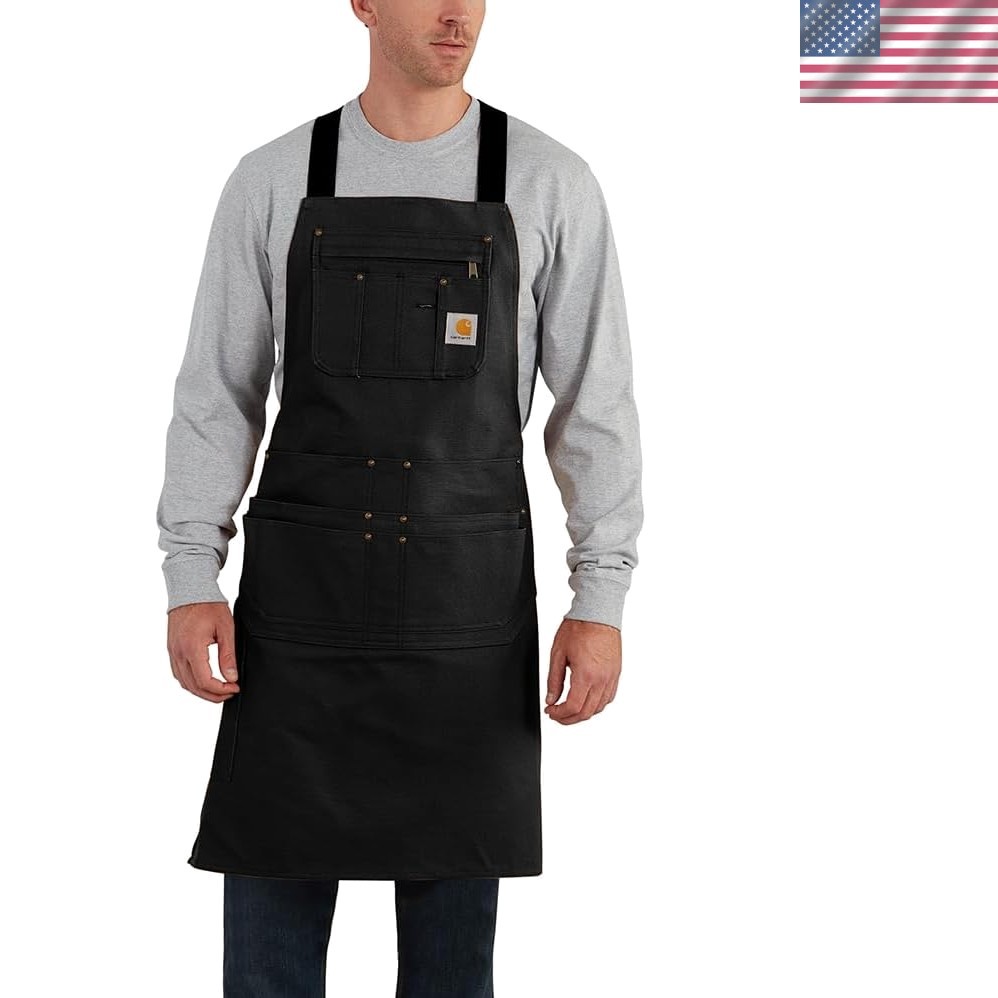 Stylish Men's Firm Duck Apron - Durable with Criss-Cross Adjustable Straps gallery