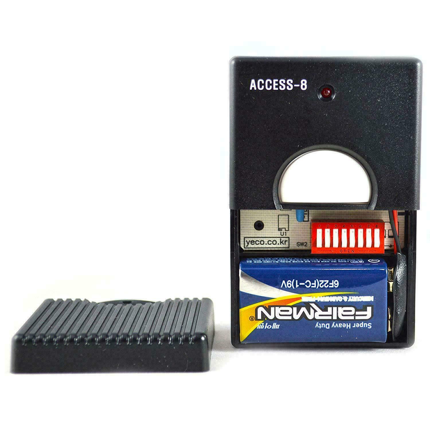 Access 8 Digit Dip Switch Remote Garage Gate Opener 310 MHz Linear DT Clip - NEW gallery