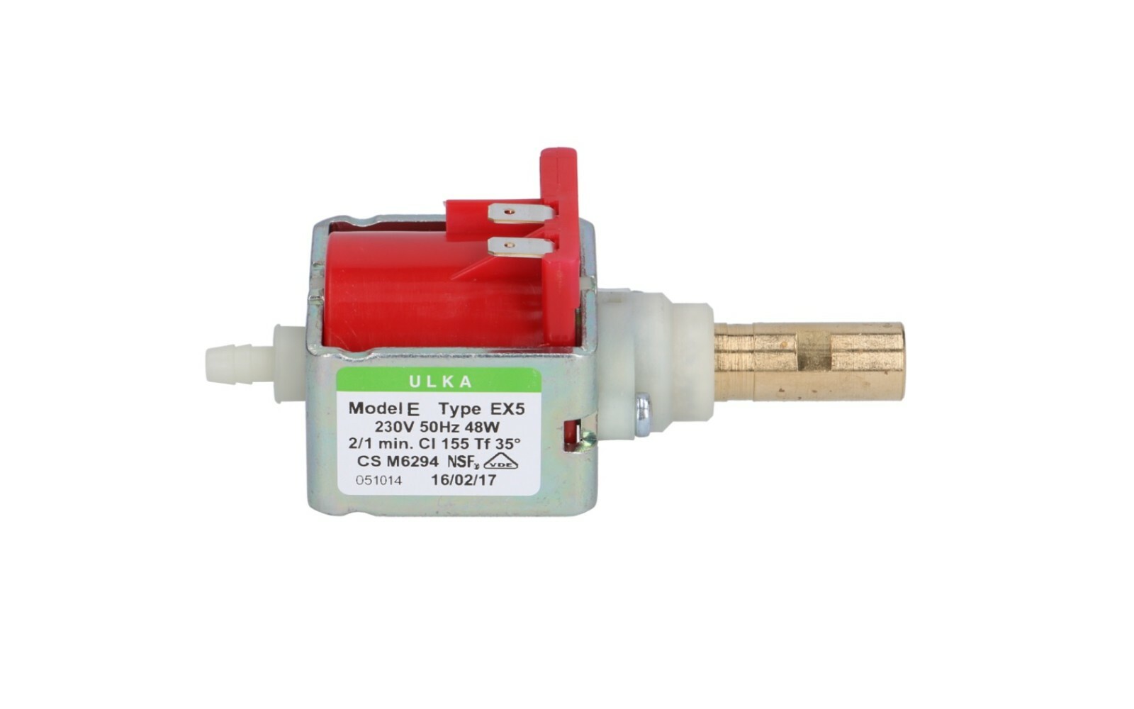 Saeco, Gaggia - Ulka EX5 vibratory pump, 230V, 50Hz, 48W gallery