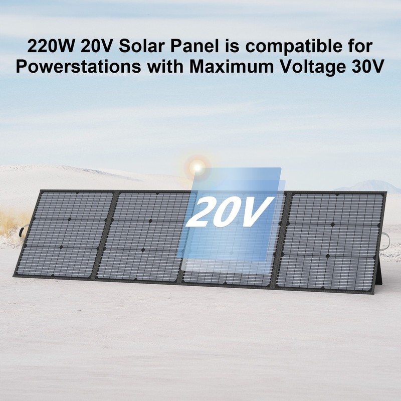 110W 200W Solar Panel Portable for Bluetti EB3A EB70S AC180 AC200L Power Station gallery