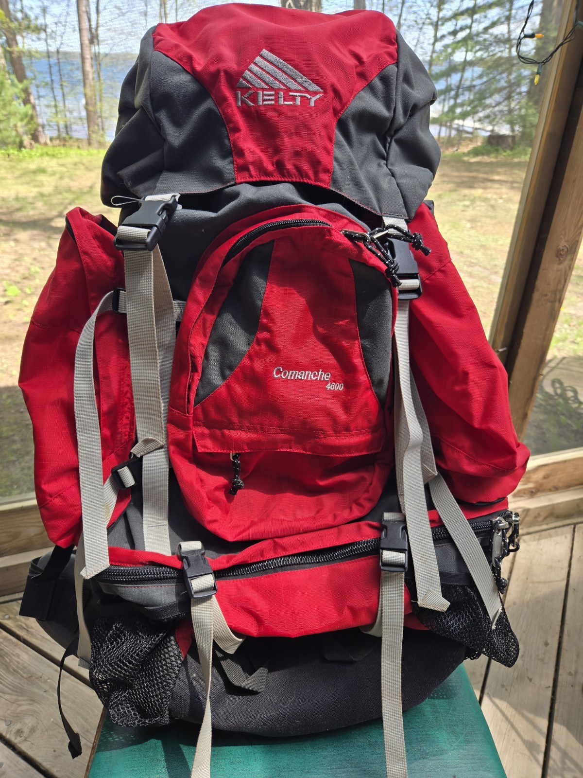 Kelty Comanche 4600 Backpack Red And Black