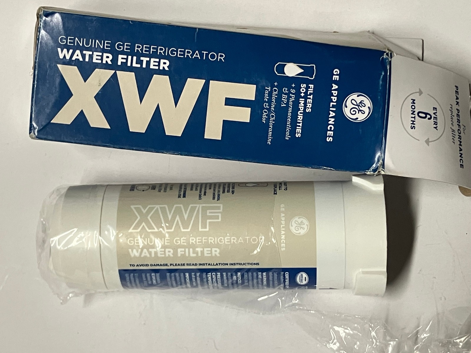 GE XWF Refrigerator Water Filter Genuine Replacement Cartridge gallery