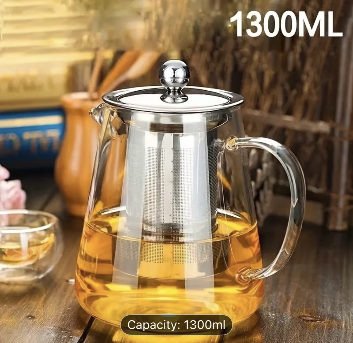 1300ml Glass Teapot gallery
