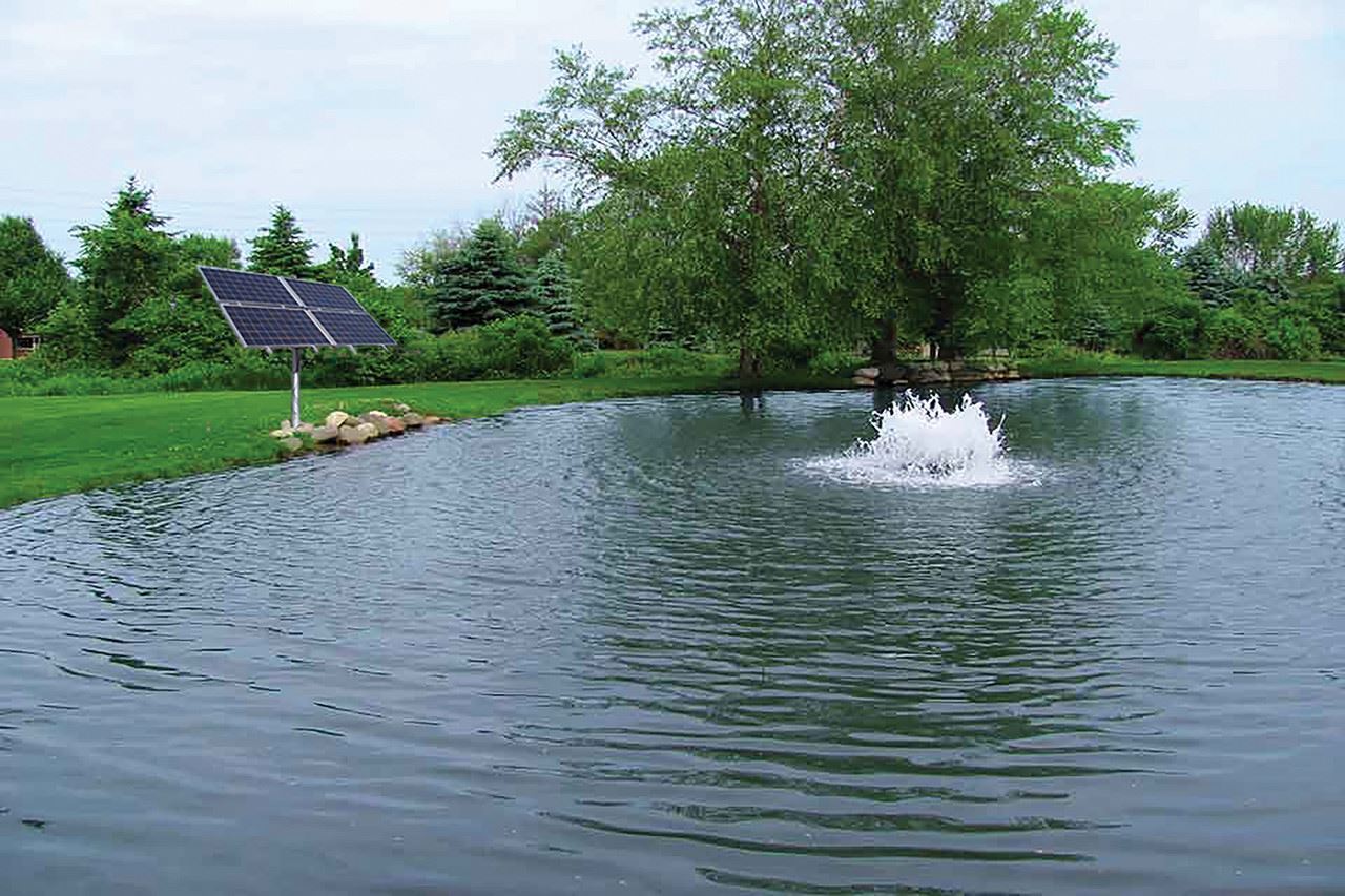 Scott Aerator Solar Boilermaker Surface Aerator 3/4 HP 4-Panel 15101 gallery