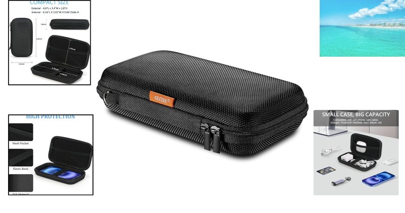 EVA Hard Shell Portable Case - 6.6” Universal Storage for Tech & Accessories gallery