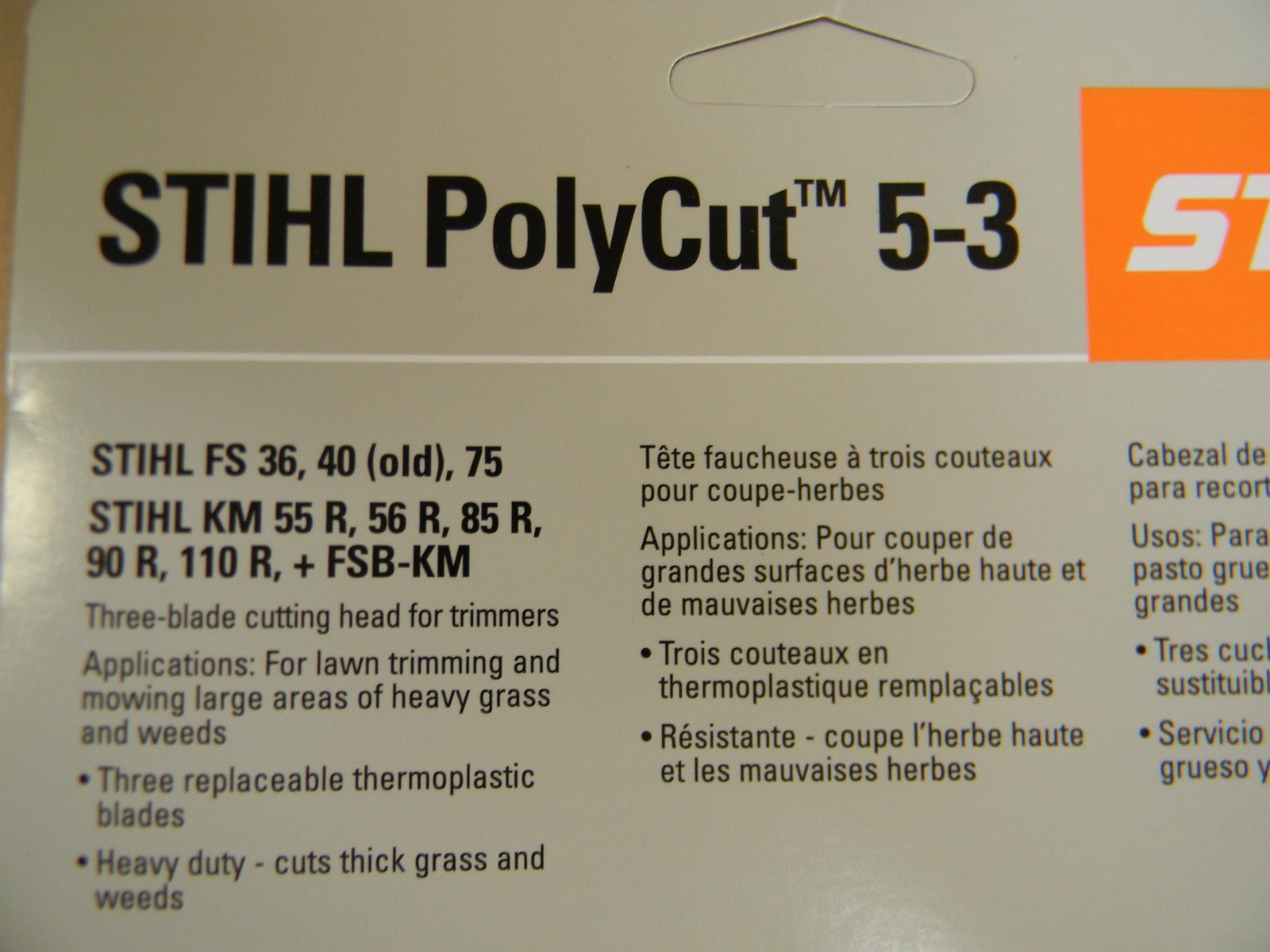 POLYCUT 5-3 HEAD FOR STIHL TRIMMER FS36(FS40 OLD)FS75 KM55 KM56 KM85 KM90 KM110 gallery