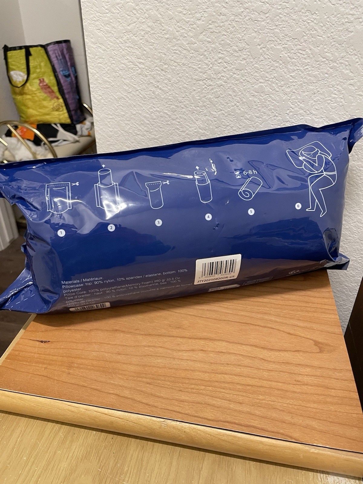 NEW Derila Ergo Neck Pillow Contour Standard Size Memory Foam (54x36x12 CM) gallery