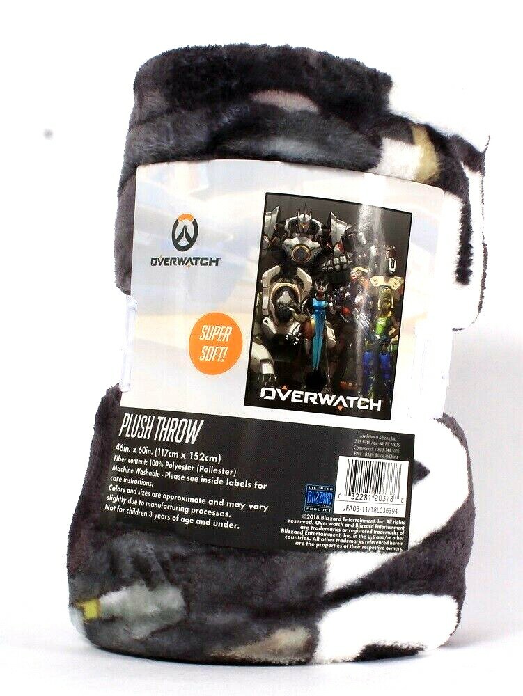 1 Count Jay Franco & Sons Overwatch 46 In X 60 In 100% Polyester Plush Throw gallery