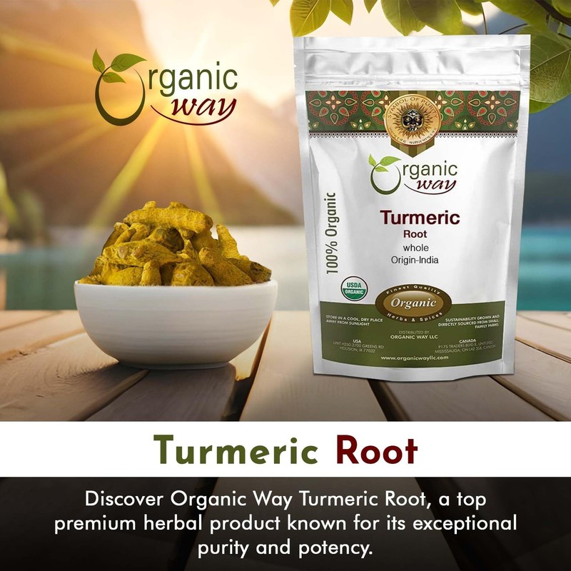 Organic Way Turmeric Root whole gallery