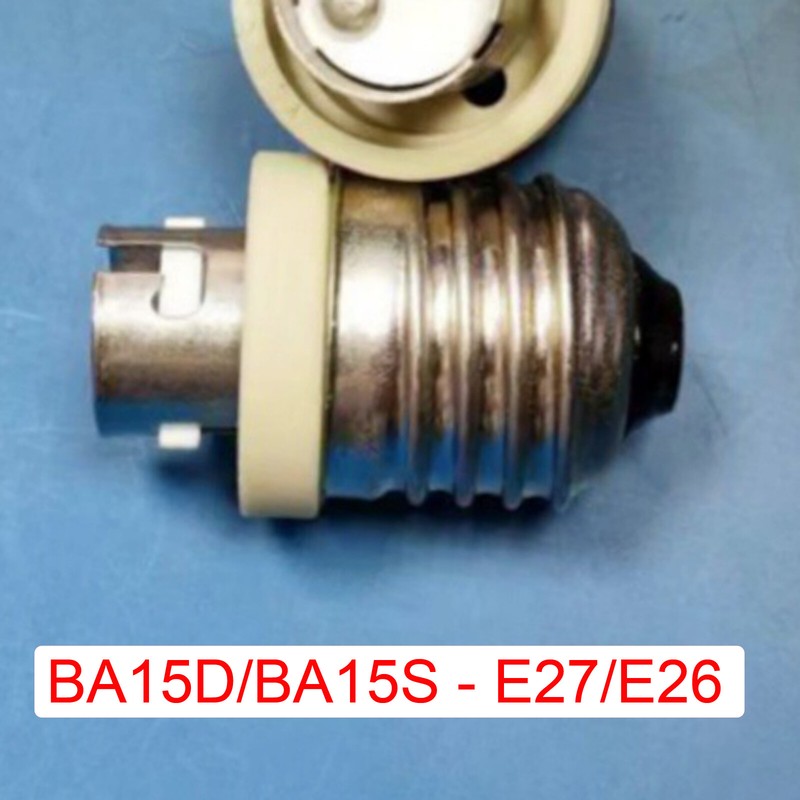 1pc E26 E27 to BA15S BA15D Socket Base LED Light Bulb Lamp Adapter Converter New gallery