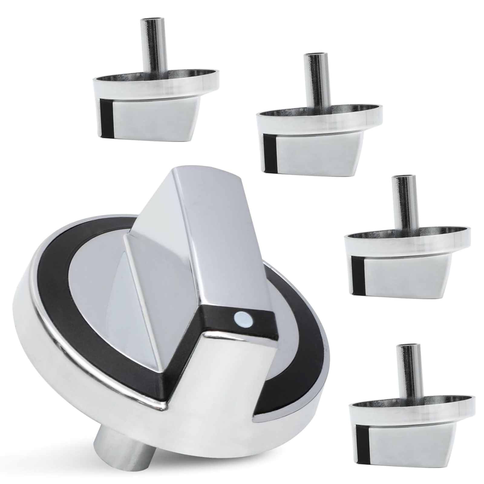 D-shaft design 5pcs Stove Control Knob Replacement for Oven Burner Repair Parts gallery