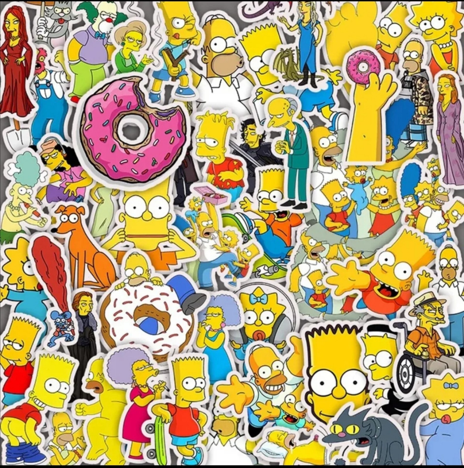 10 PCS The Simpsons TV Show Stickers BRAND NEW gallery