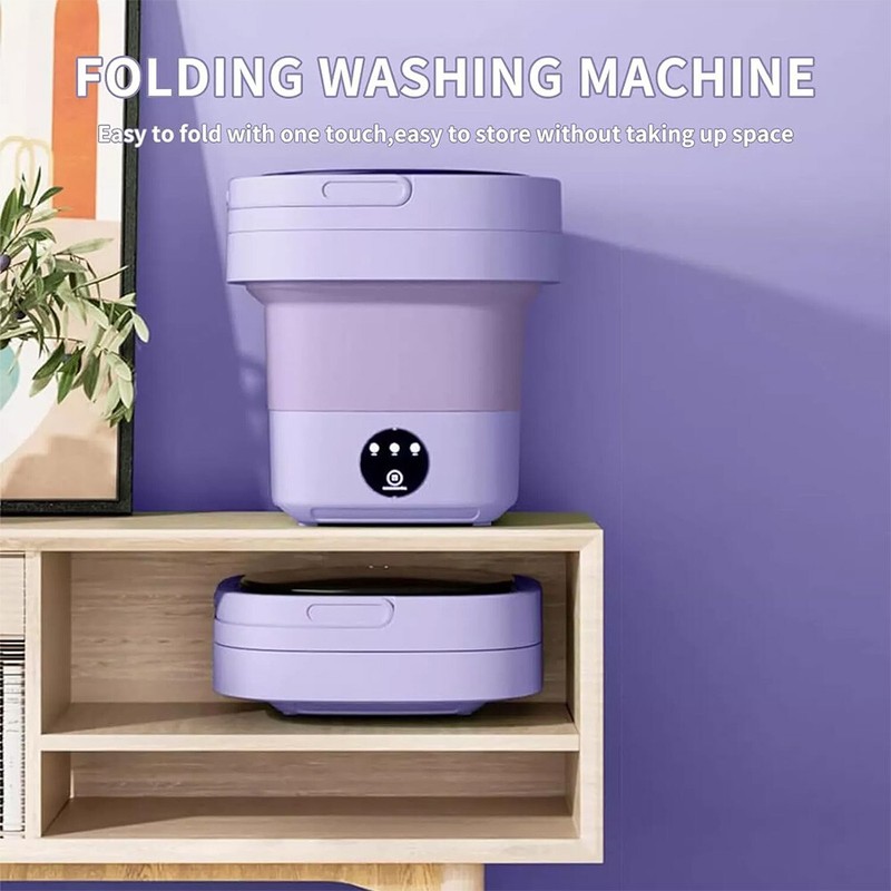 Portable Washing Machine Mini Washer Foldable Washer and Spin Dryer Small Travel gallery