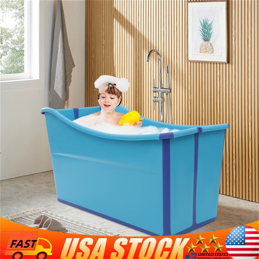 【Large】Bath Bucket Adult Folding Foldable Bathtub Barrel SPA Household Family gallery