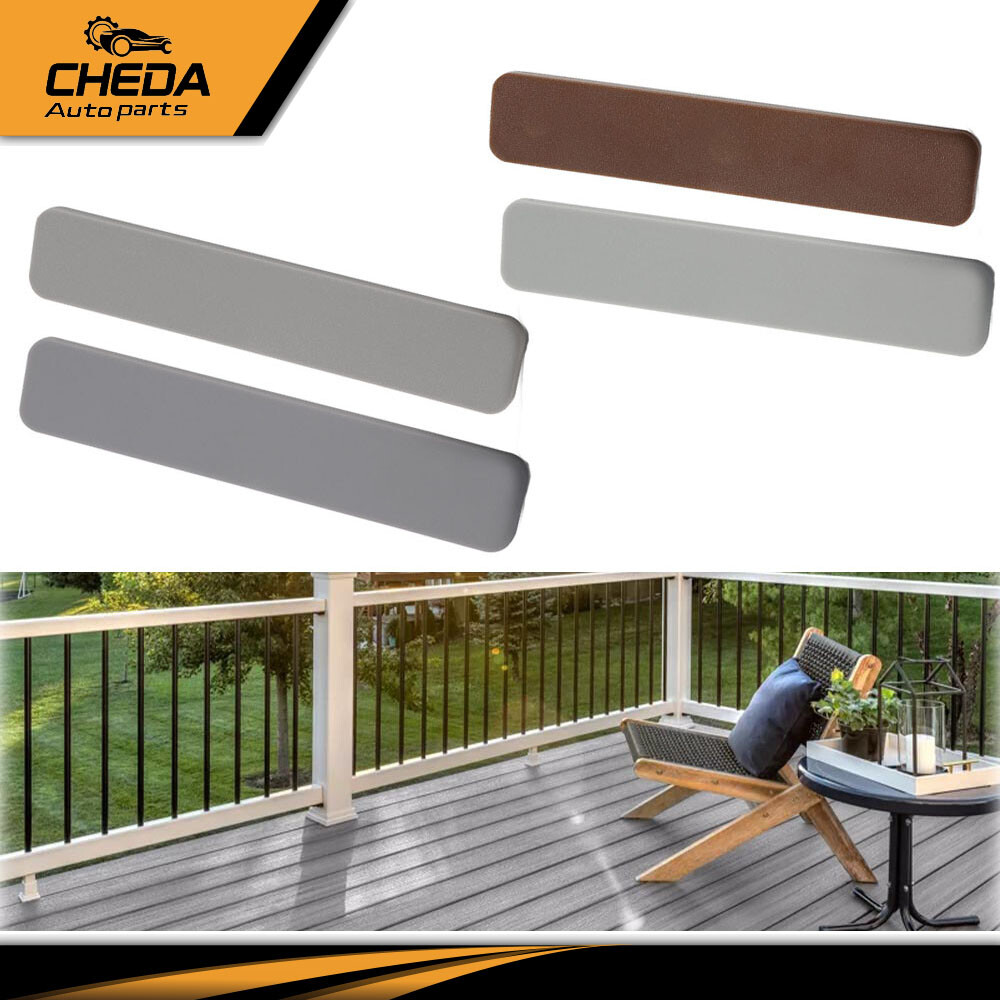 4/8/12 Pack Composite Decking boards End Cap Set Kit 5.5” Multi Colour