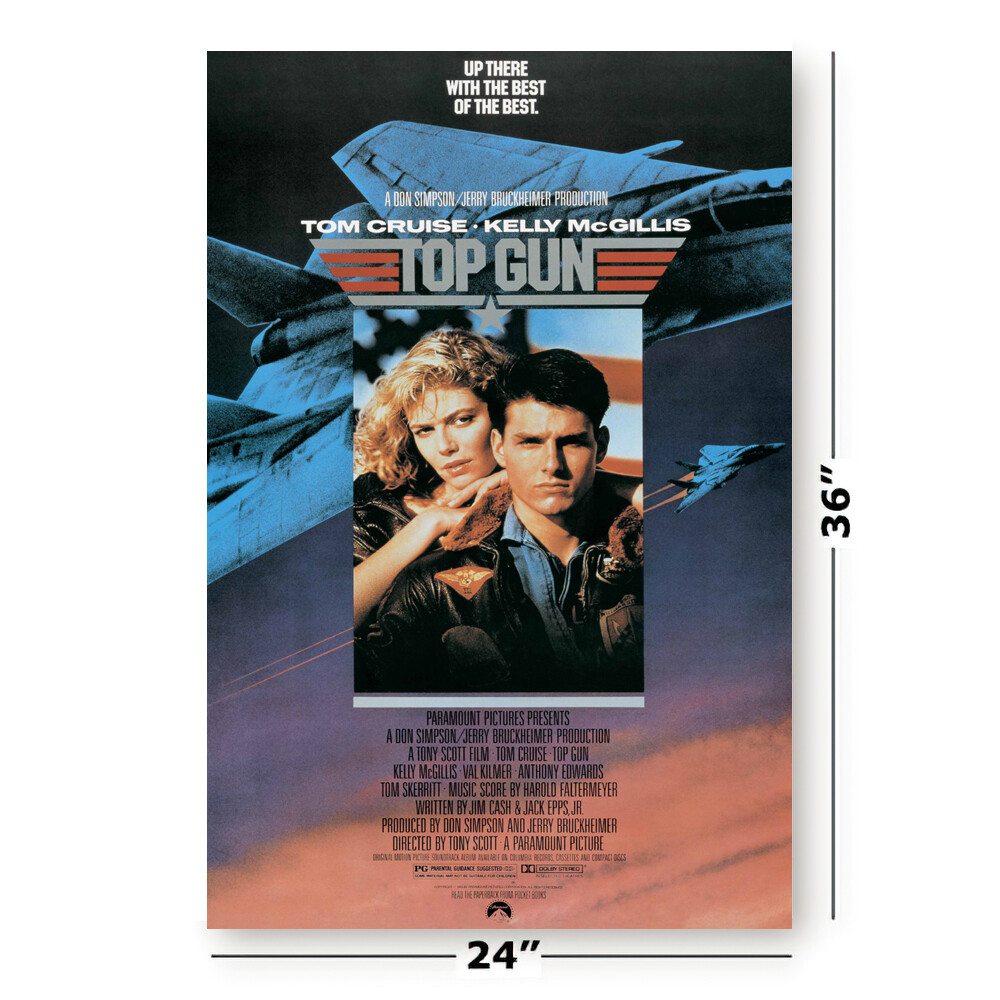 Top Gun - Movie Poster (Regular Style) (Size: 24" X 36") gallery