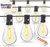 120FT LED Outdoor String Lights with 30+2 Edison Shatterproof Waterproof Bulbs, gallery
