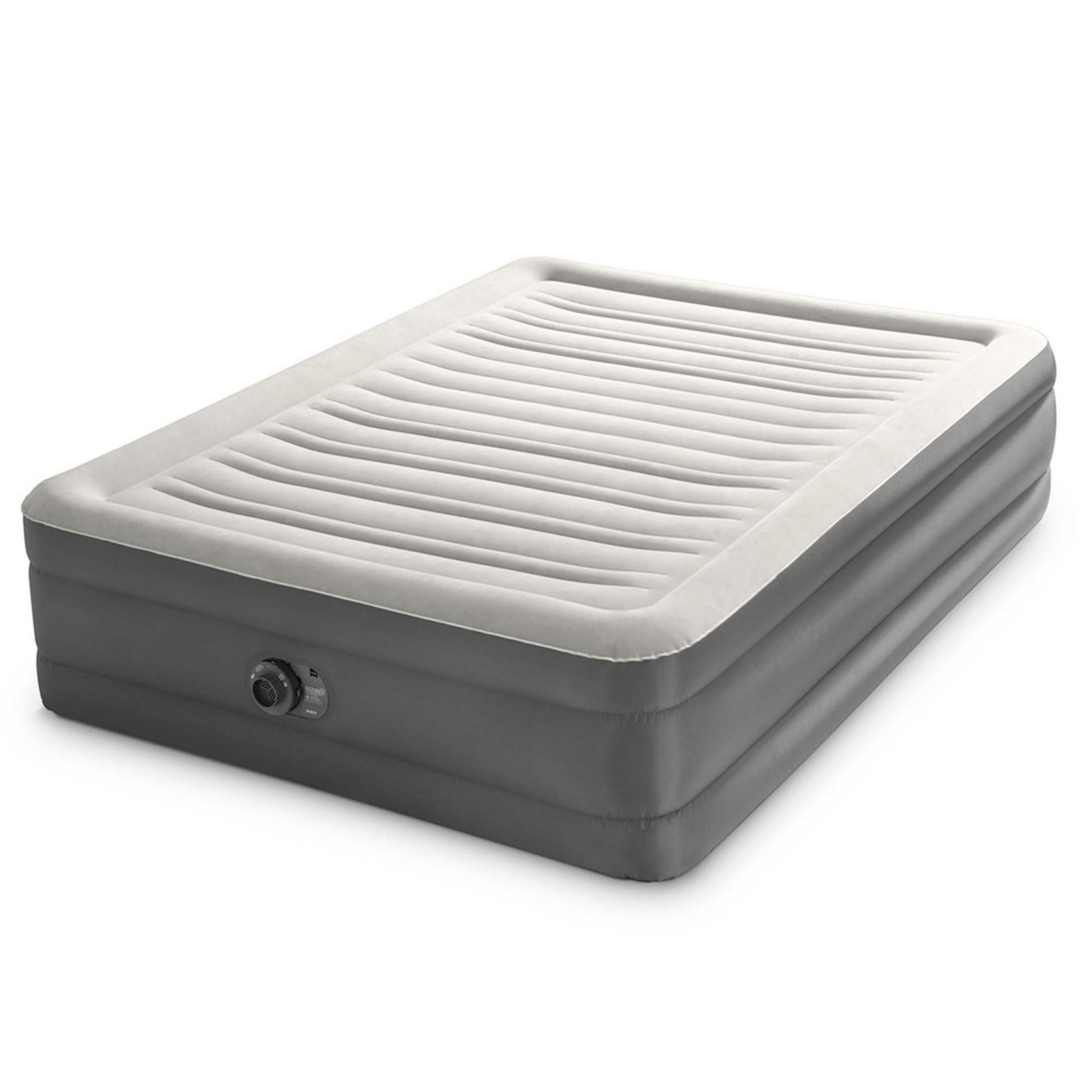 Intex Air Mattress Inflatable QUEEN Raised TruAire 18" with Internal 120V Pump gallery