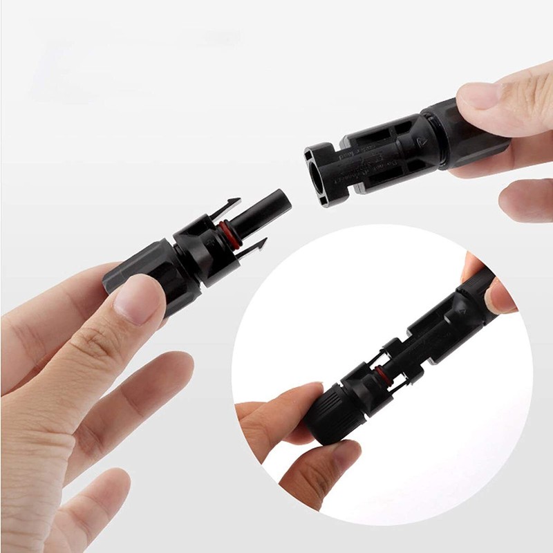 10/20/50 Pairs Solar Panel Cable Wire Connectors Male/Female Waterproof Adapter gallery