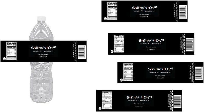 Senior Graduation Water Bottle Labels, Season 20 Episode 25, 8.5 x 2 inches gallery