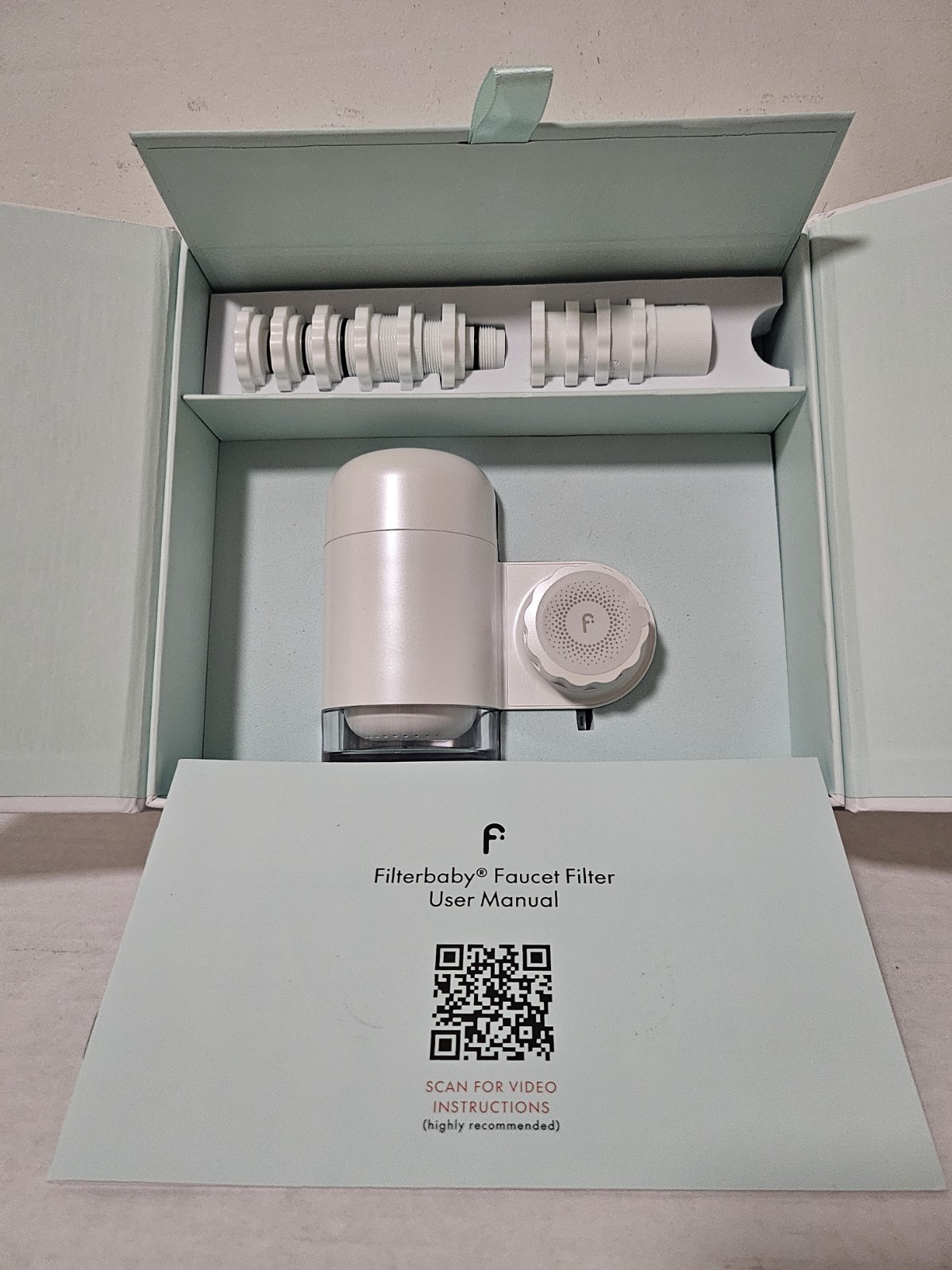 Filterbaby 2.0 Faucet Water Filter Skincare in White - New Sealed! gallery