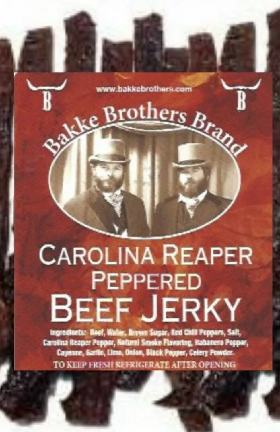 Carolina Reaper Pepper Beef Jerky Extremely HOT Jerky Hut Nitrates & Gluten Free gallery