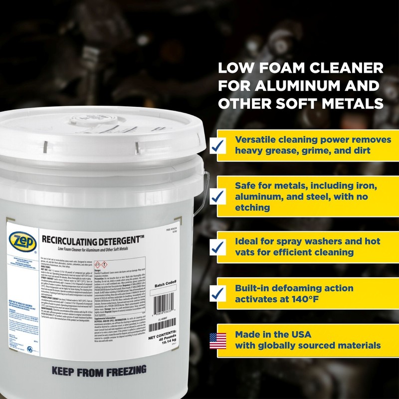 Zep Recirculating Detergent Powder - 40 lbs (1 Unit) 36334 gallery