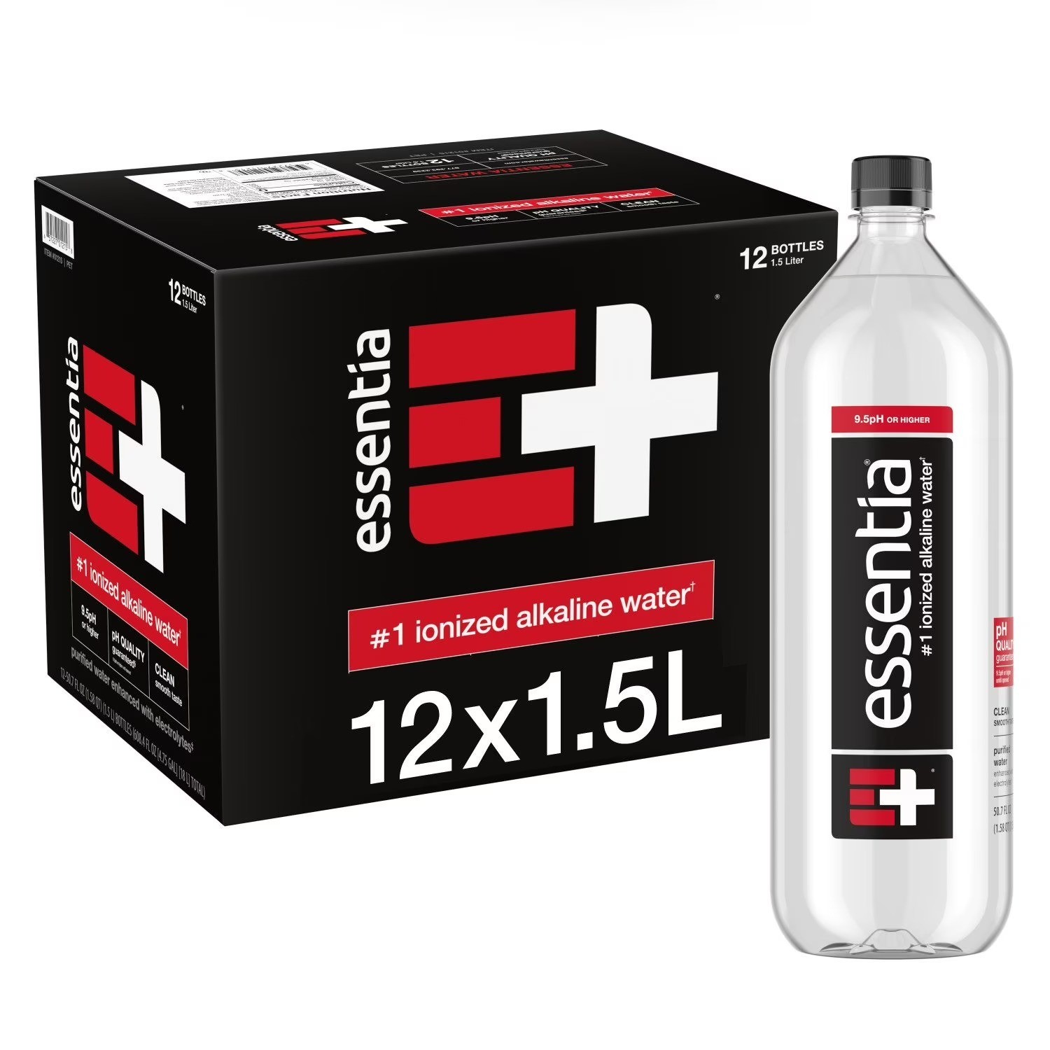 Essentia Ionized Alkaline Bottled Water, 1.5 Liter Bottles, 12 Pack gallery