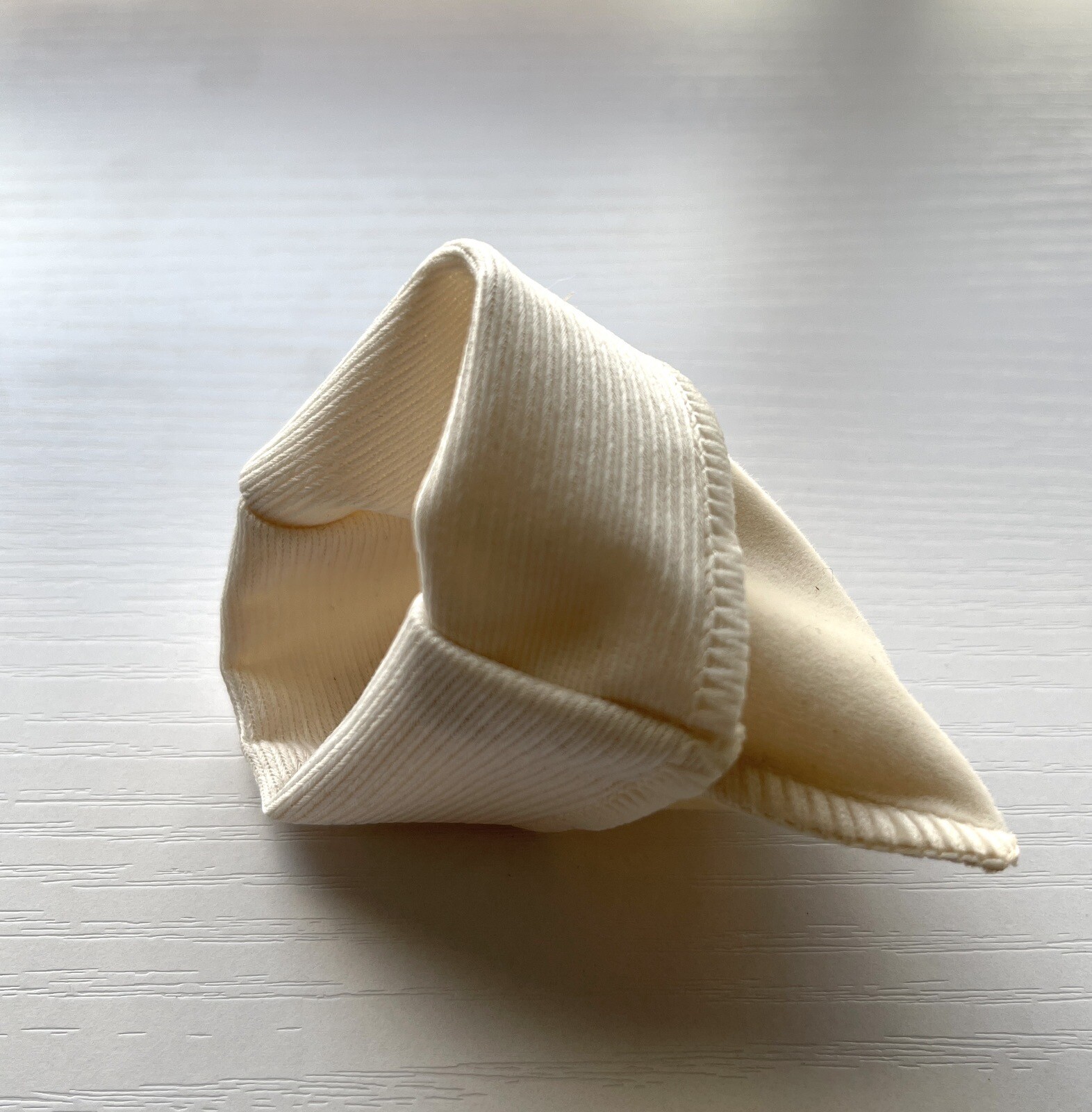 2 Gift Pouch Soft Ivory Off White Beige Velvet Bag 3.5 x 3.75" FAST SHIP gallery
