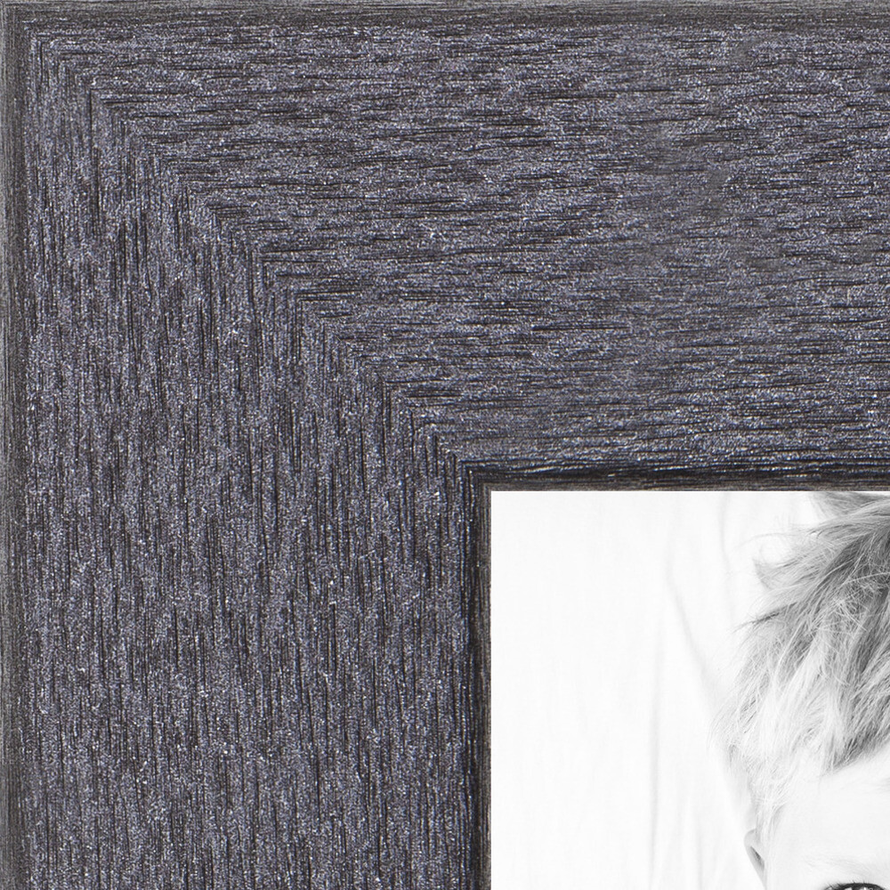 ArtToFrames 1.25" Custom Poster Frame Gray Tungsten Style 4640 Large