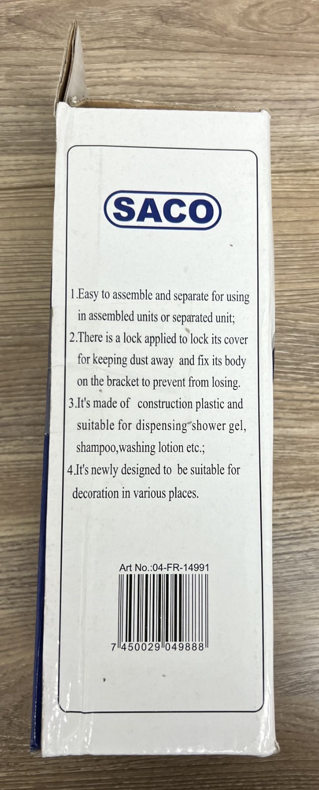 Saco - Wall Mounted Soap Dispenser - Easy Assembly - School, Office gallery