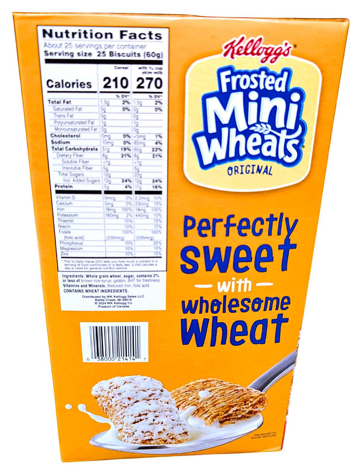 Kellogg's Frosted Mini-Wheats Breakfast Cereal 55 Oz EXP 06/2026 gallery