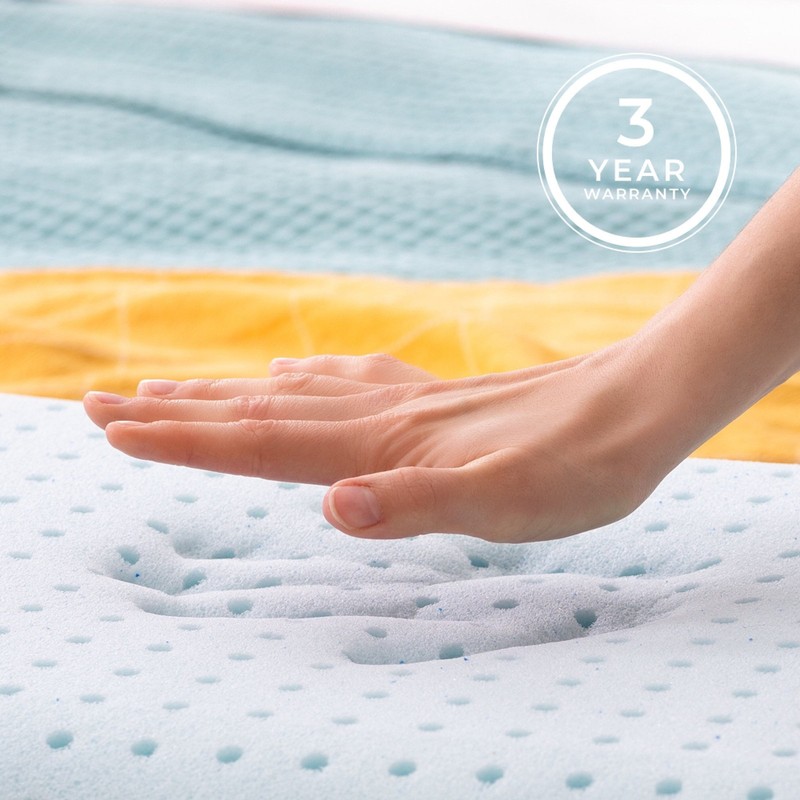 Gel-memory foam bed pillow, cool and comfortable pillow, removable gallery