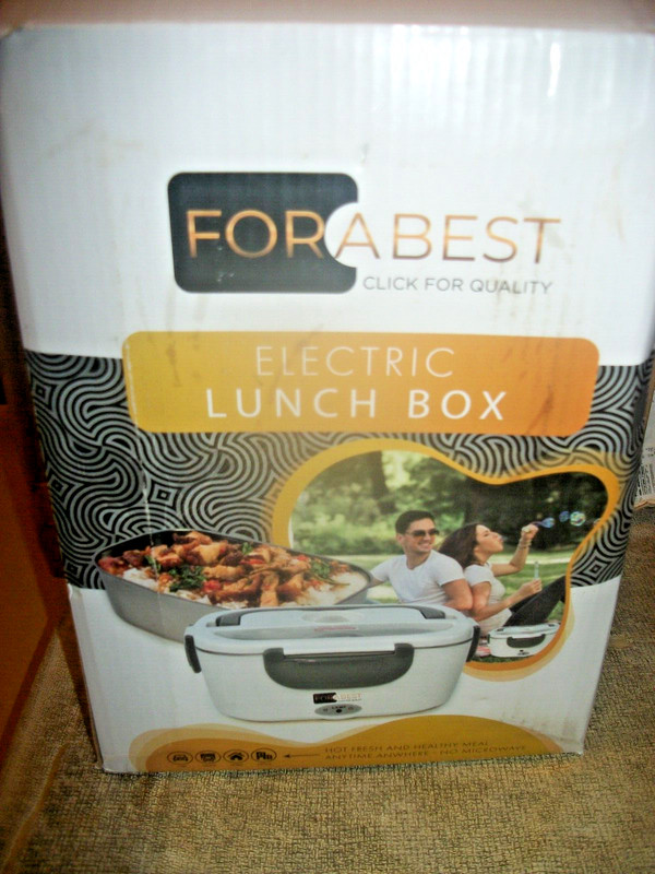 NEW 110Volt/12 Volt Electric Lunch Box - Stainless Steel Pot With Insulated Bag gallery